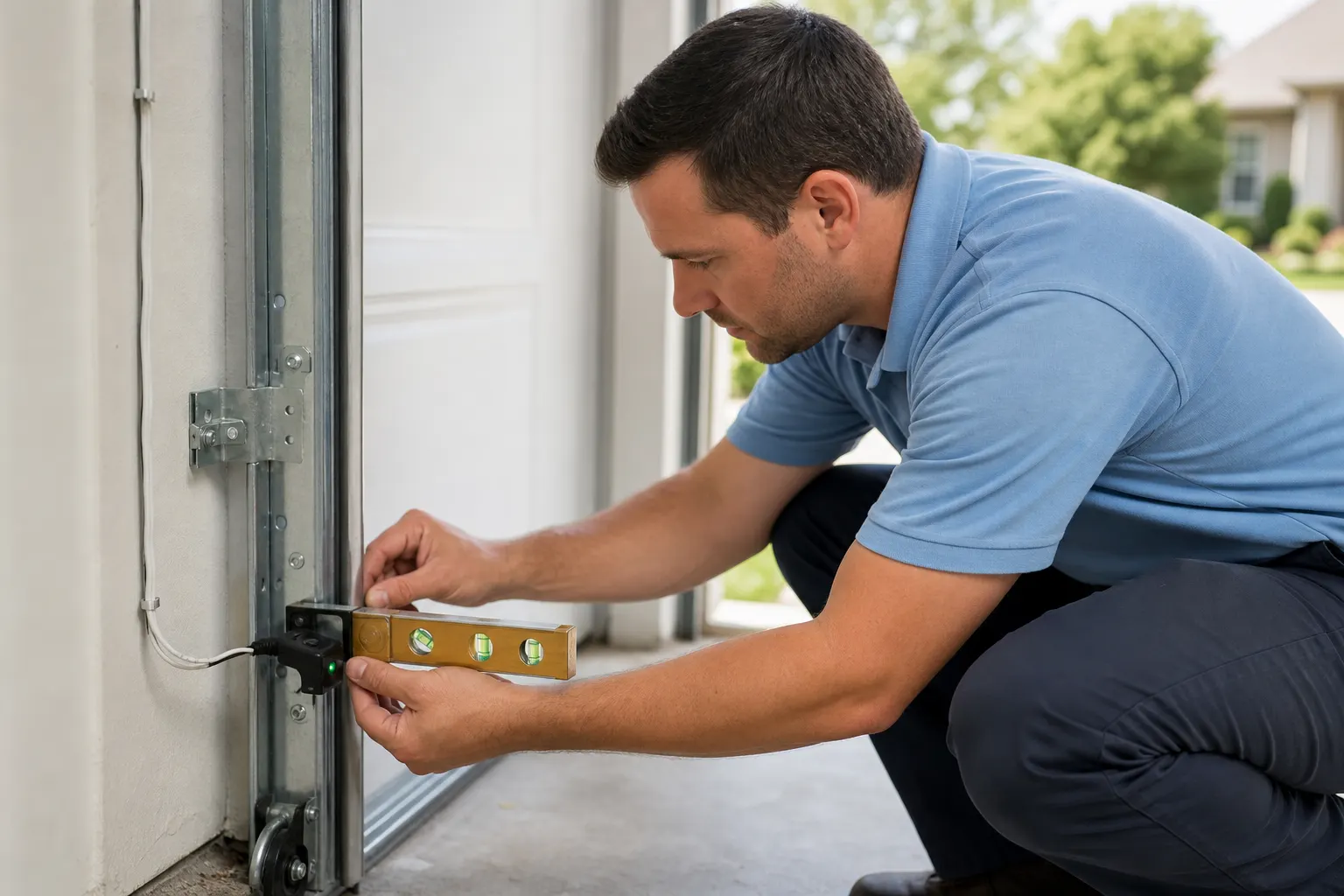 Garage Door Maintenance supporting service work in Humble TX
