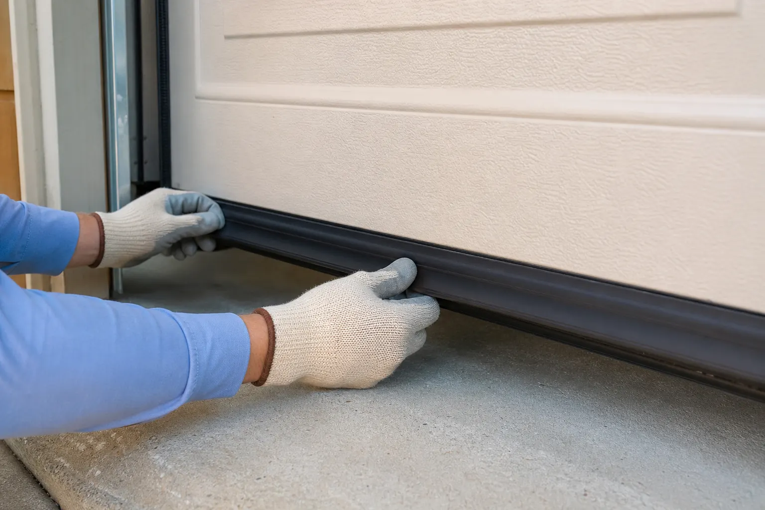 Residential Garage Door supporting service work in Humble TX
